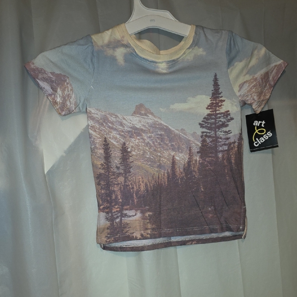 Nwt Kids Mountain Landscape Tee - 2t